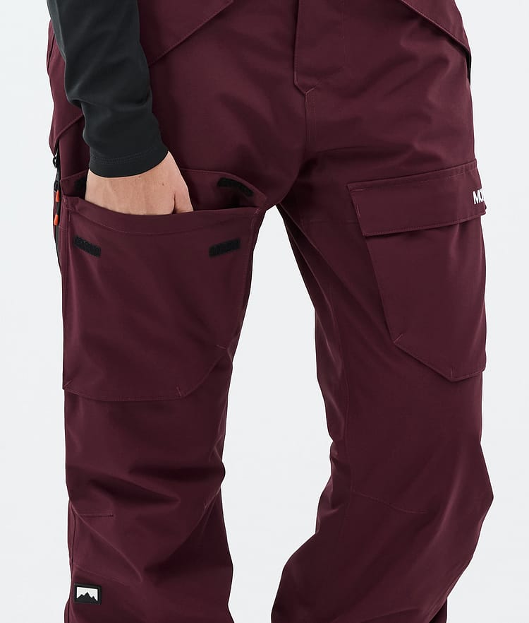 Montec Kirin W Snowboard Pants Women Burgundy, Image 5 of 5