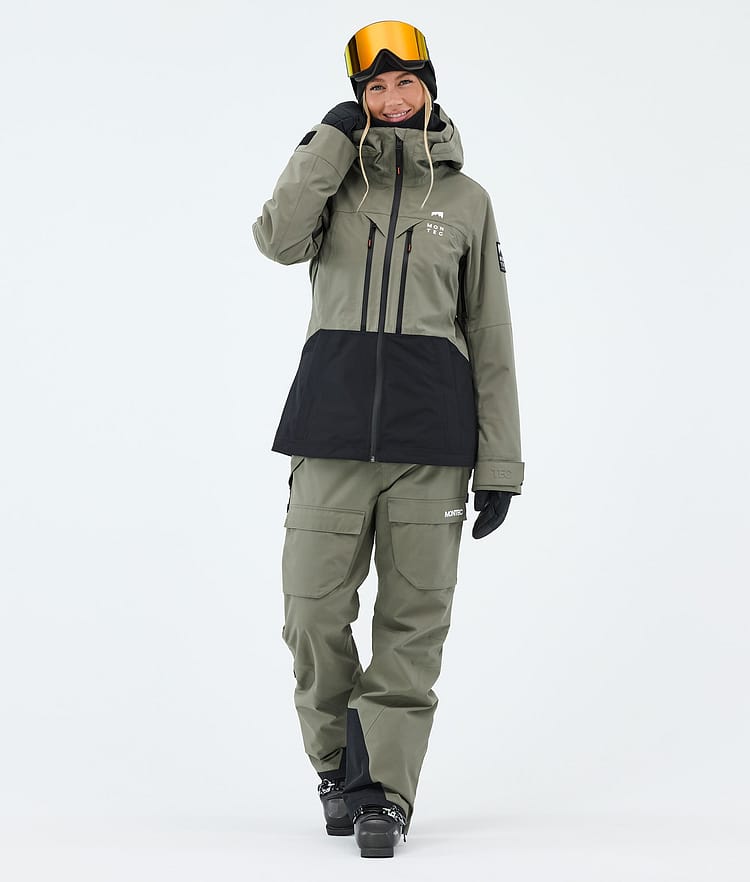 Montec Kirin W Pantalon de Ski Femme Greenish, Image 2 of 6