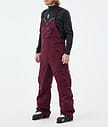 Dope Vertex Spodnie Narciarskie Mężczyźni Burgundy