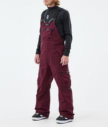 Dope Vertex 25 Kalhoty na Snowboard Pánské Burgundy