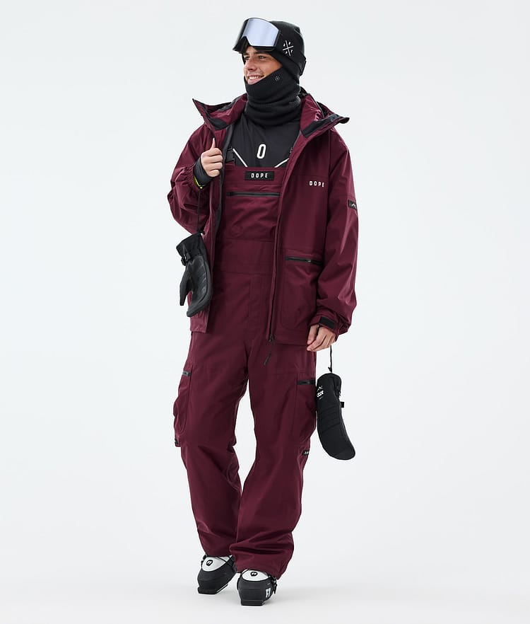 Dope Vertex Ski Pants Men Burgundy, Image 2 of 7