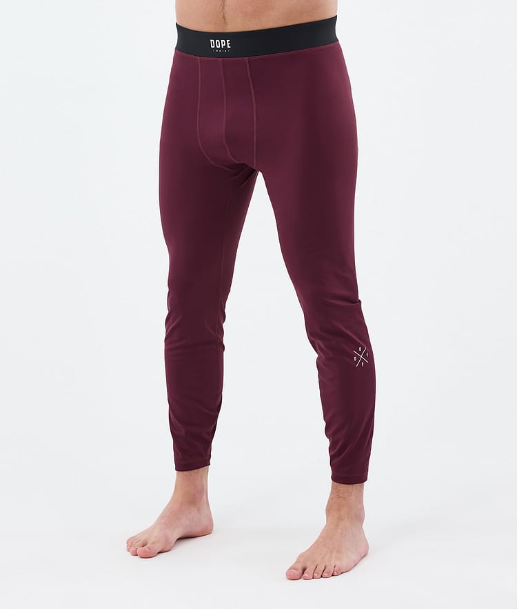 Dope Snuggle Pantalon thermique Homme 2X-Up Burgundy, Image 1 sur 7