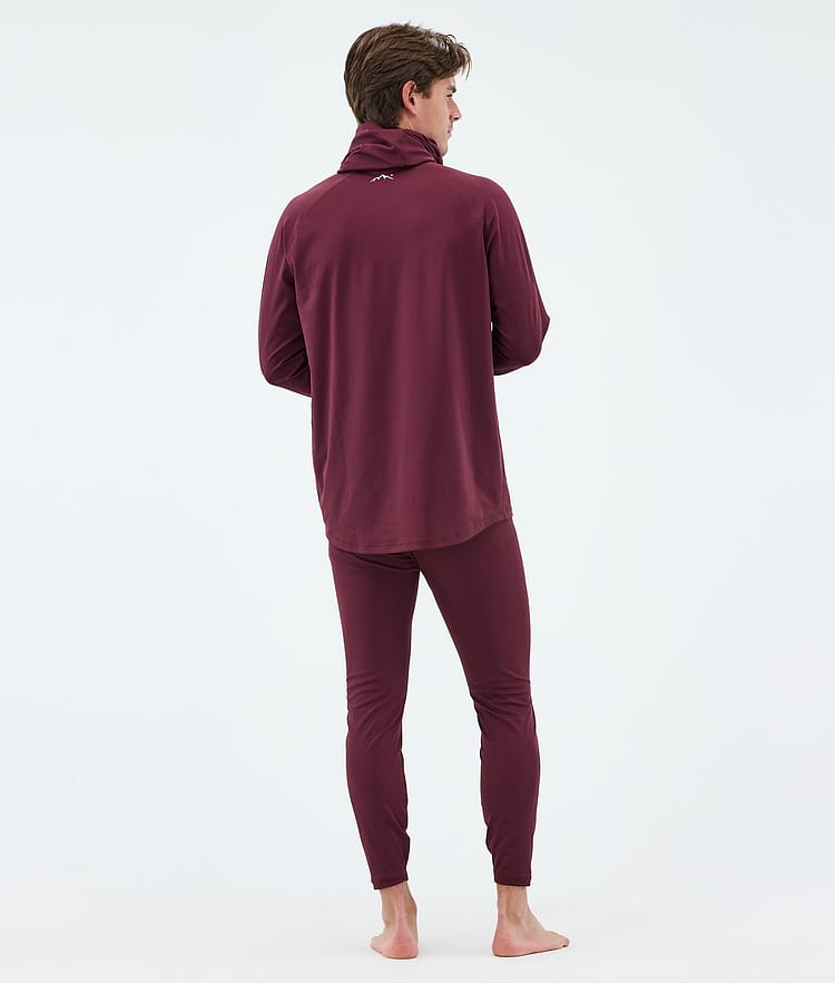 Dope Snuggle Pantaloni Termici Uomo 2X-Up Burgundy, Image 4 of 7