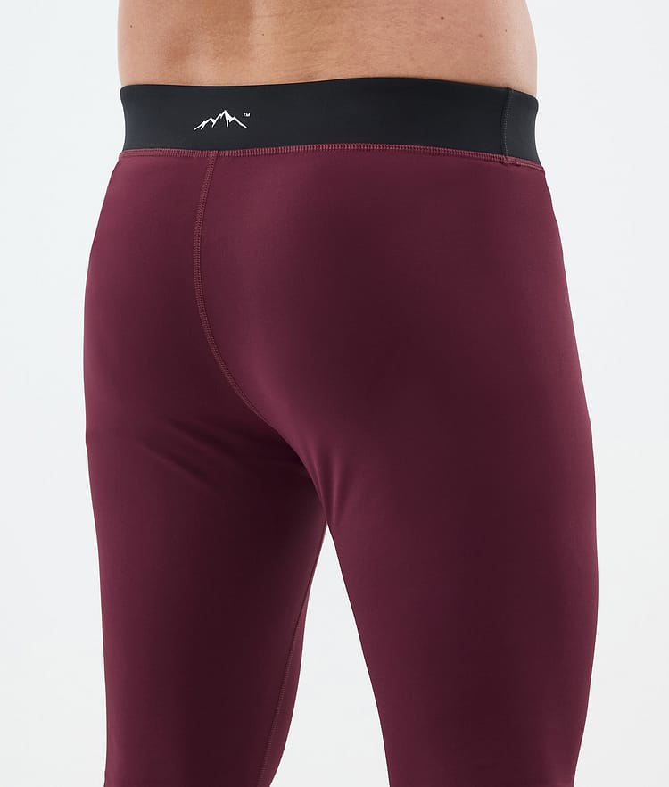 Dope Snuggle Pantalon thermique Homme 2X-Up Burgundy, Image 6 sur 7