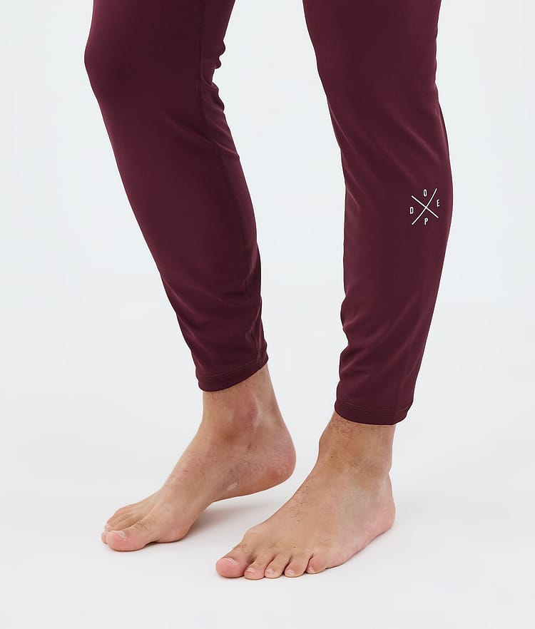 Dope Snuggle Pantaloni Termici Uomo 2X-Up Burgundy, Image 7 of 7