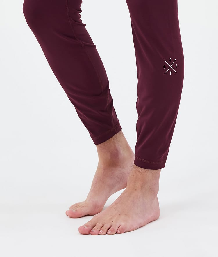 Dope Snuggle Pantalon thermique Homme 2X-Up Burgundy, Image 7 sur 7