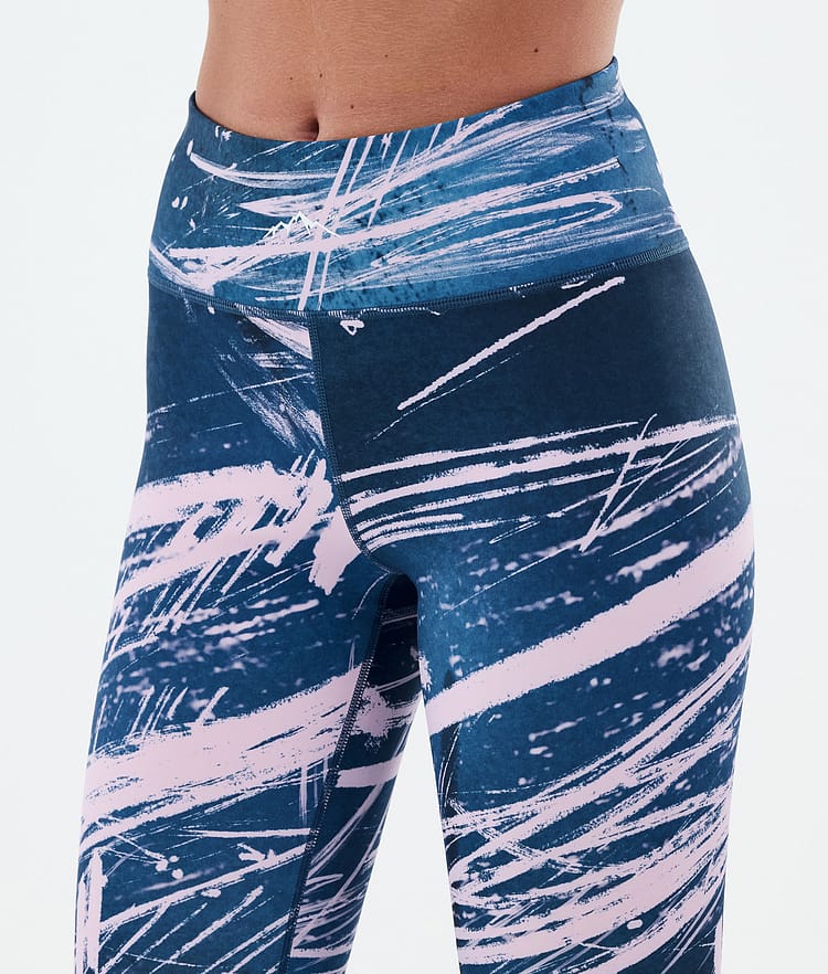 Dope Snuggle W Base Layer Pant Women 2X-Up Carvings Pink, Image 5 of 7
