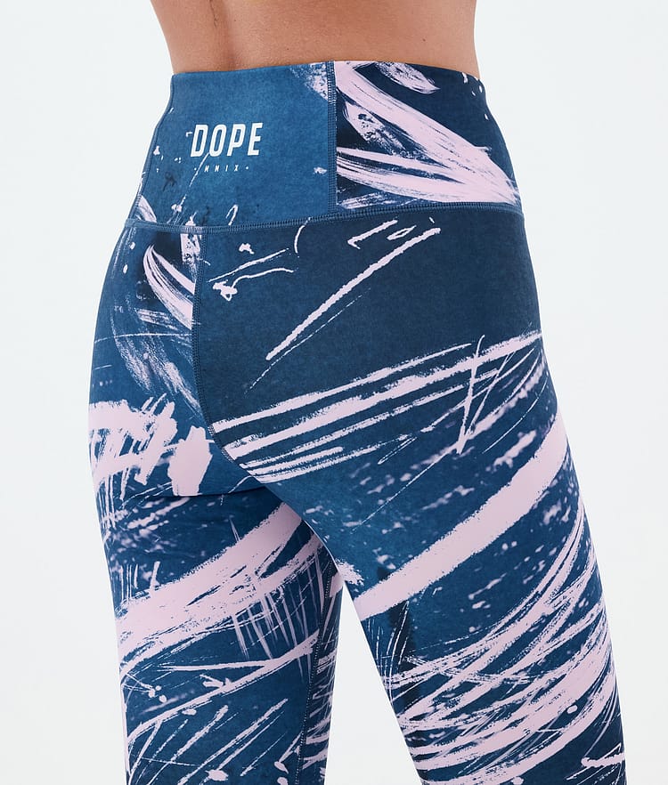 Dope Snuggle W Base Layer Pant Women 2X-Up Carvings Pink, Image 6 of 7