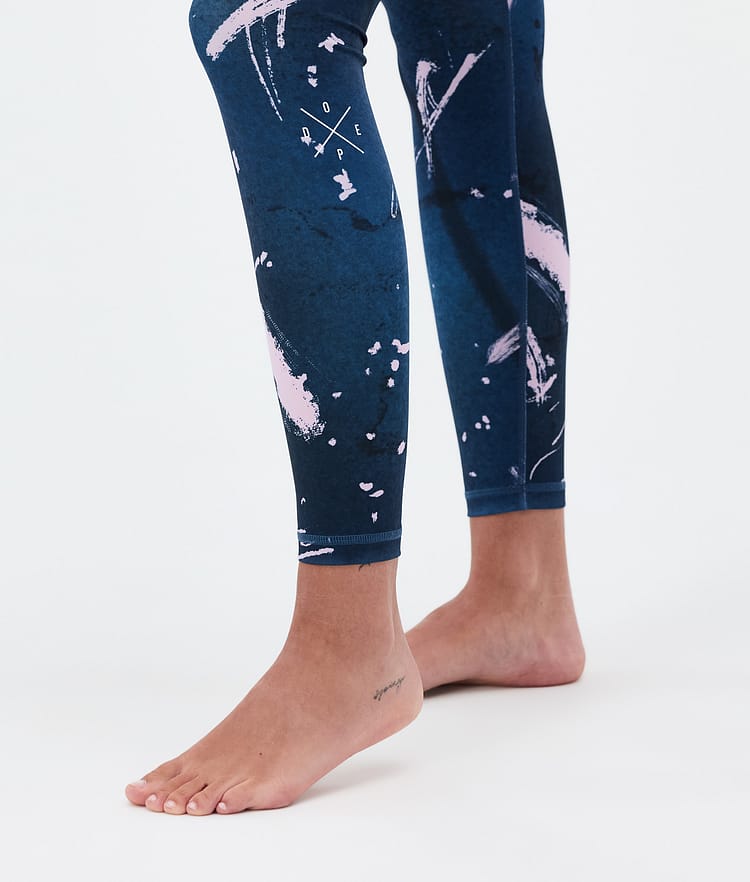 Dope Snuggle W Base Layer Pant Women 2X-Up Carvings Pink, Image 7 of 7