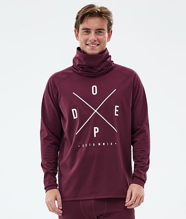 Dope Snuggle Tee-shirt thermique Homme 2X-Up Burgundy