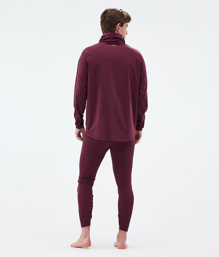Dope Snuggle Baselayer top Herre 2X-Up Burgundy, Billede 4 af 7