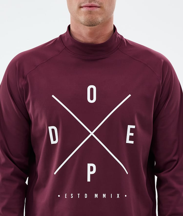 Dope Snuggle Base Layer Top Men 2X-Up Burgundy, Image 6 of 7