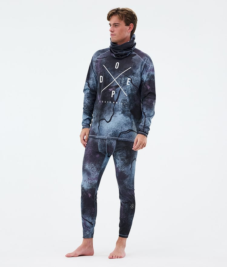 Dope Snuggle Base Layer Top Men 2X-Up Jungle Purple, Image 3 of 7