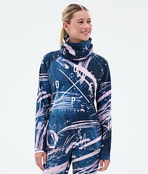 Dope Snuggle W Base Layer Top Women 2X-Up Carvings Pink