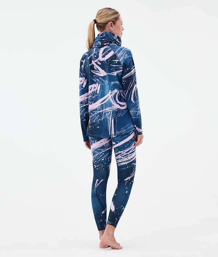 Dope Snuggle W Baselayer top Dame 2X-Up Carvings Pink, Billede 4 af 7