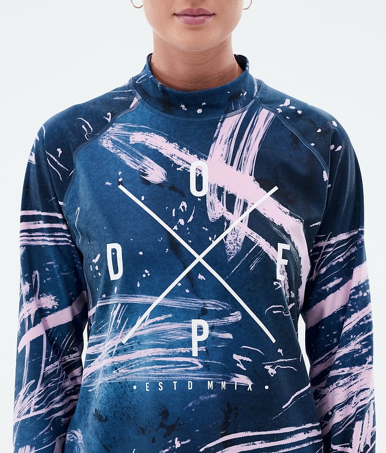 Dope Snuggle W Tee-shirt thermique Femme 2X-Up Carvings Pink, Image 6 sur 7