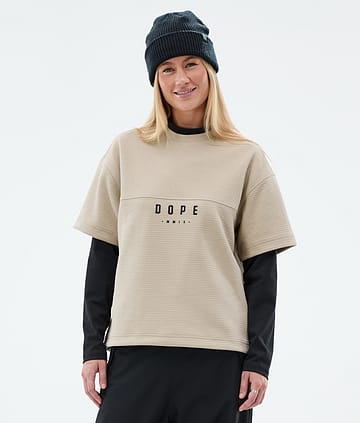 Dope Forge W Fleece Trui Dames Sand