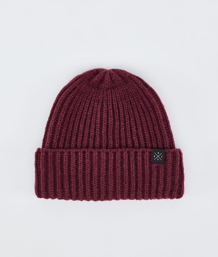 Dope Chunky Beanie Burgundy, Image 1 of 3