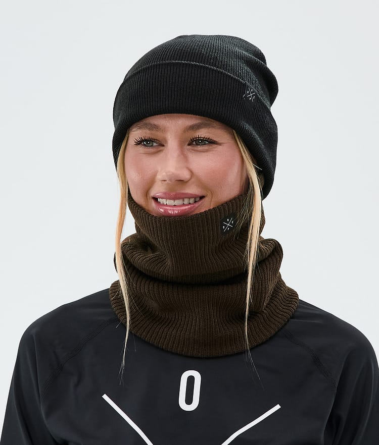 Dope 2X-Up Knitted Tour de cou Dark Brown, Image 3 sur 3