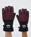 Dope Ace Gants de Ski Homme Burgundy