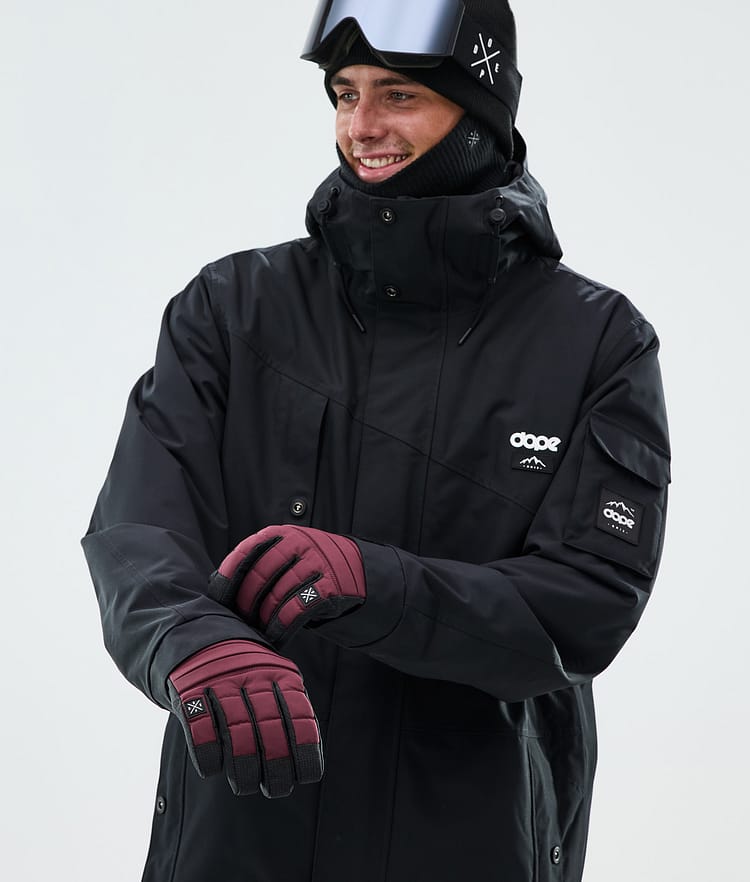Dope Ace Skihandschoenen Burgundy, Afbeelding 4 van 4