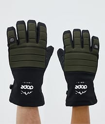 Dope Ace Lyžařské Rukavice Olive Green