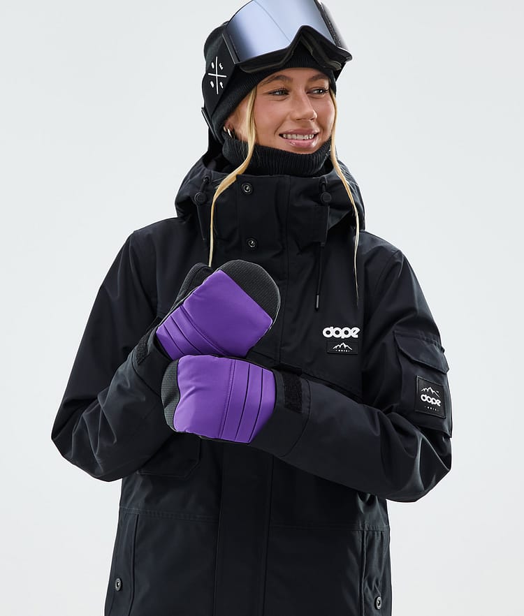 Dope Ace Snow Mittens Vivid Purple, Image 3 of 4