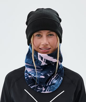 Dope Cozy Tube Facemask Carvings Pink