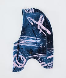 Dope Cozy Hood II Facemask Carvings Pink