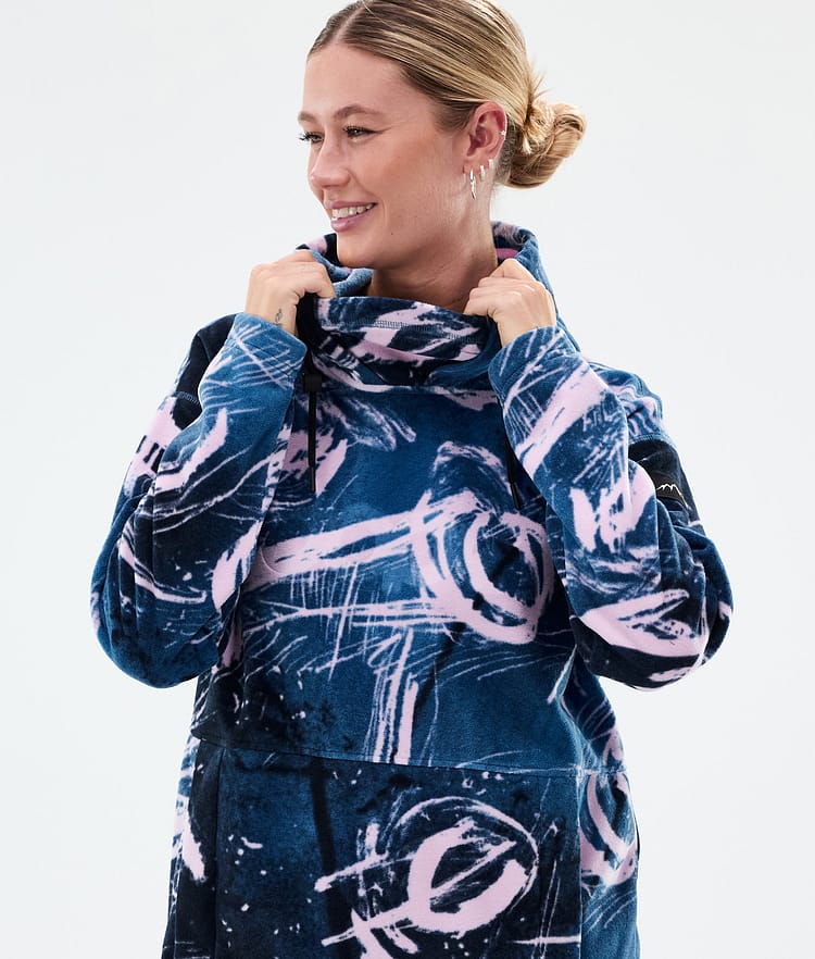 Dope Cozy II W Pull Polaire Femme Carvings Pink, Image 2 sur 7