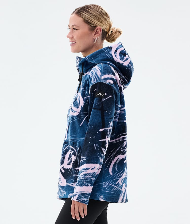Dope Cozy II W Pull Polaire Femme Carvings Pink, Image 5 sur 7