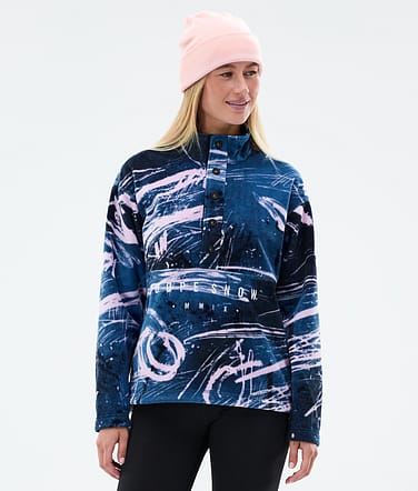 Dope Comfy W Sweat Polaire Femme Carvings Pink