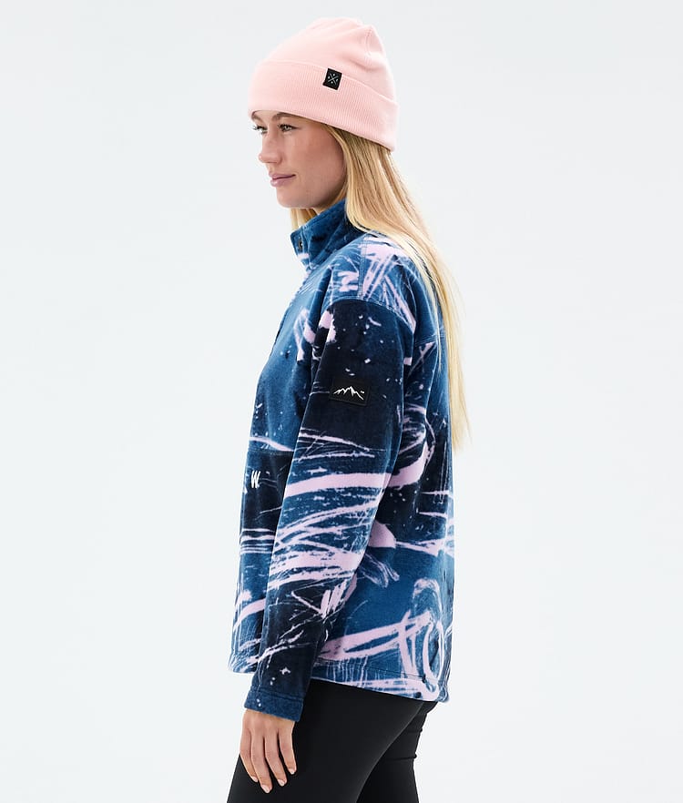 Dope Comfy W Fleece Sweater Women Carvings Pink, Image 5 of 6