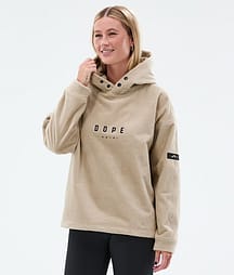 Dope Sublime W Fleece Hoodie Dames Sand