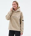 Dope Sublime W Fleece Hoodie Women Sand