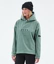Dope Sublime W Fleece Hoodie Women Faded Green