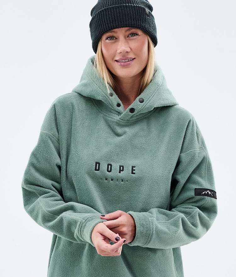 Dope Sublime W Fleece Hoodie Women Faded Green, Image 2 of 6