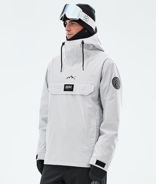 Dope Blizzard Veste de Ski Homme Light Grey