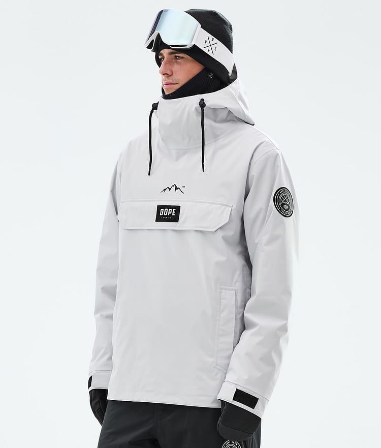 Dope Blizzard Kurtka Snowboardowa Mężczyźni Light Grey, Zdjęcie 1 z 8