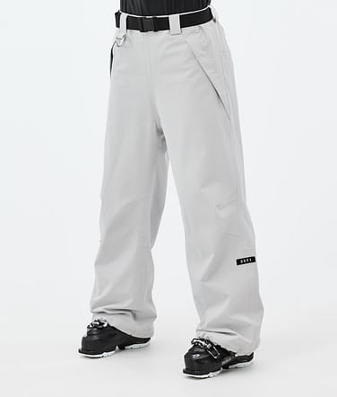 Dope Big W Pantalon de Ski Femme Light Grey