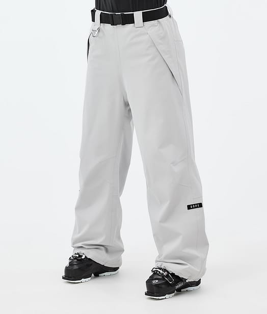 Dope Big W Pantalon de Ski Femme Light Grey