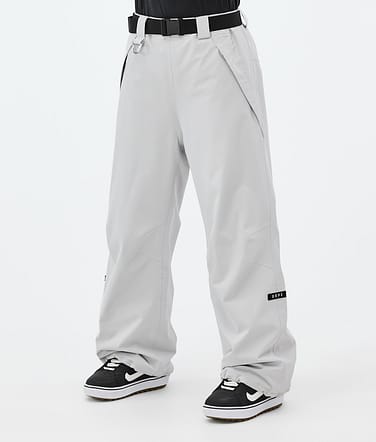 Dope Big W Pantalon de Snowboard Femme Light Grey