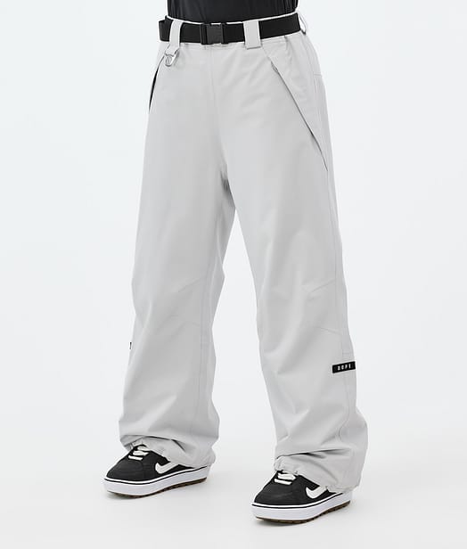 Dope Big W Snowboard Broek Dames Light Grey