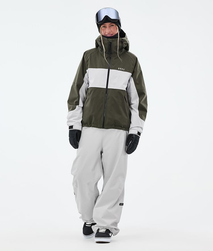 Dope Big W Snowboard Pants Women Light Grey, Image 2 of 5
