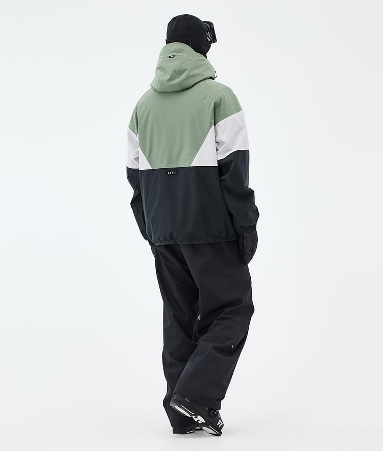 Dope Spartan Ski Jacket Men Sport Moss Green/Light Grey/Black, Image 4 of 8