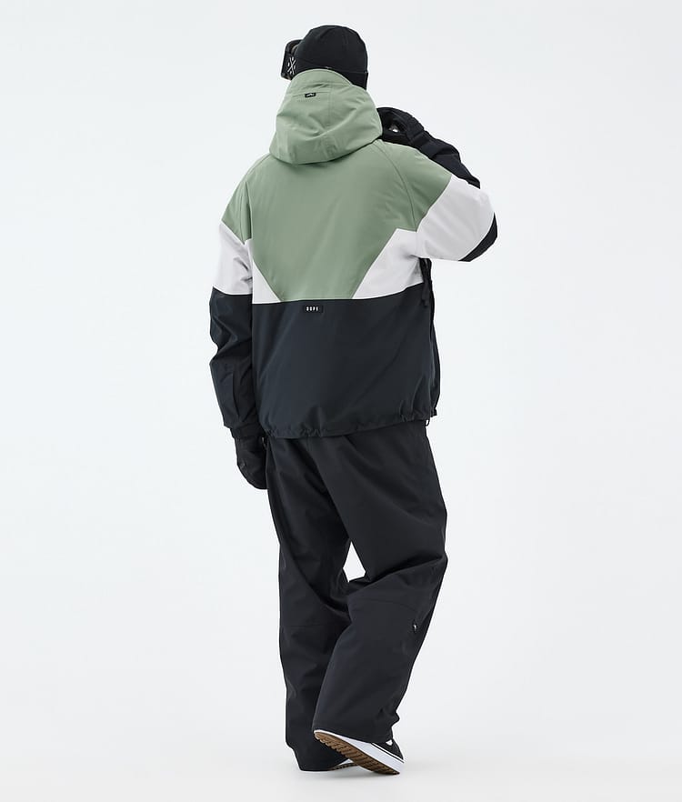 Dope Spartan Snowboard Jacket Men Sport Moss Green/Light Grey/Black, Image 4 of 8