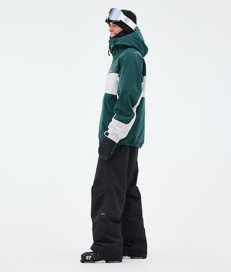 Dope Spartan Kurtka Narciarska Mężczyźni Stripe Bottle Green/Light Grey, Zdjęcie 3 z 8