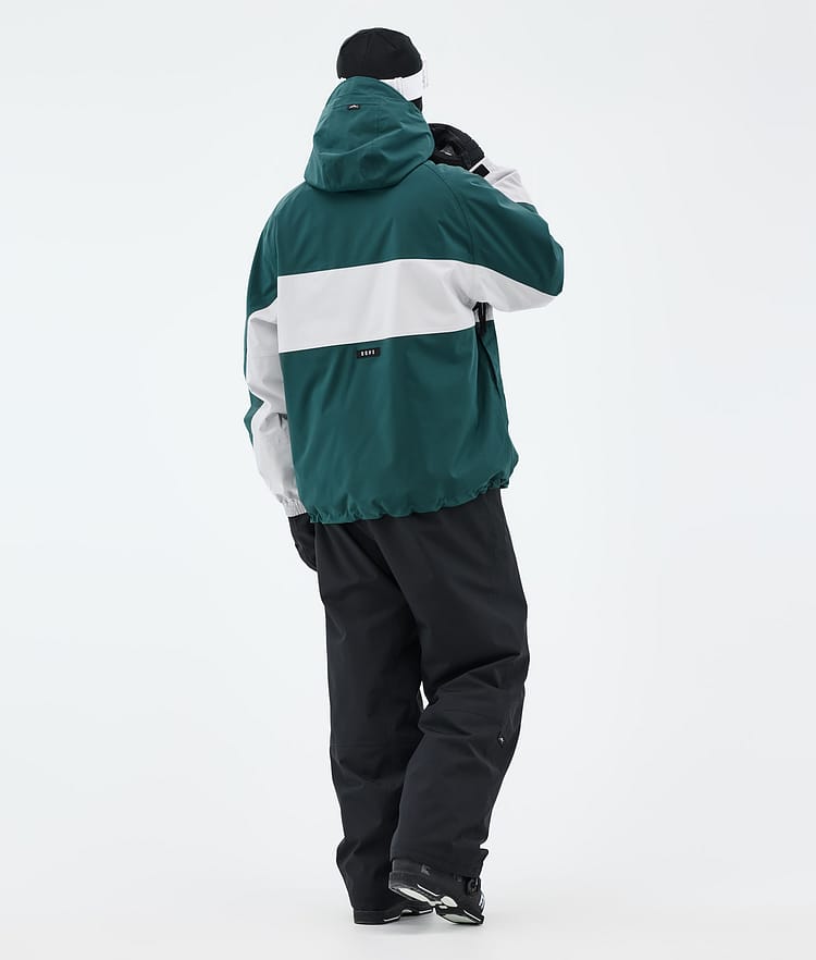 Dope Spartan Kurtka Narciarska Mężczyźni Stripe Bottle Green/Light Grey, Zdjęcie 4 z 8