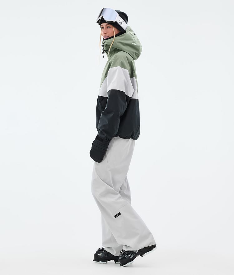 Dope Spartan W Ski Jacket Women Sport Moss Green/Light Grey/Black, Image 3 of 8
