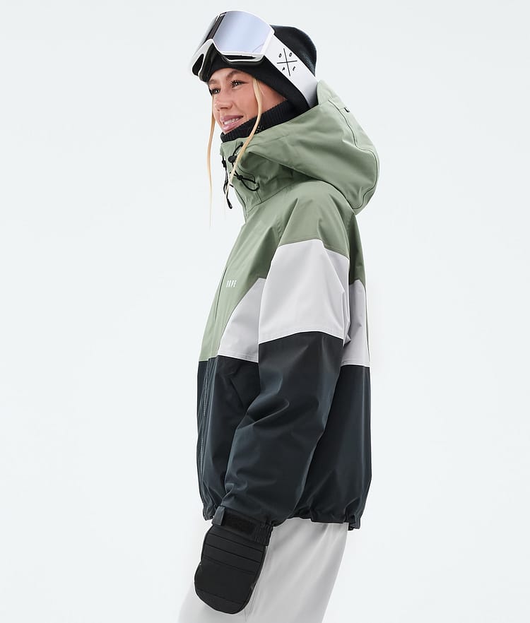 Dope Spartan W Ski Jacket Women Sport Moss Green/Light Grey/Black, Image 5 of 8